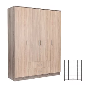 Safa Miami 160x205 cm dąb sonoma-dąb jork