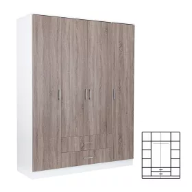 Safa Miami 160x205 cm dąb york-biały