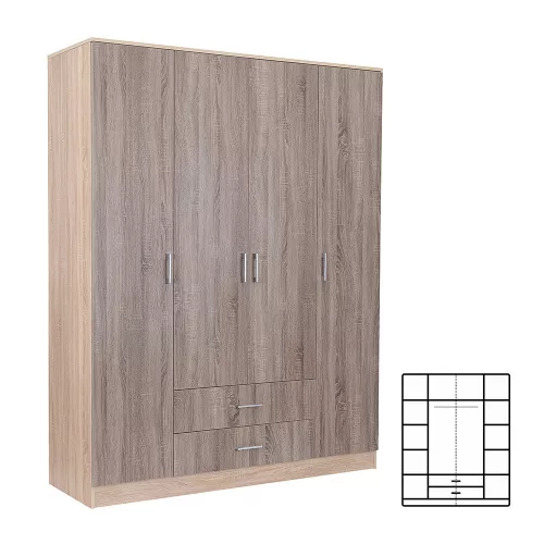 Safa Miami 160x205 cm dąb york-sonoma dąb