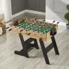 Stół 4 w 1 do gry w piłkarzyki, ping-ponga, bilard i kręgle curlingowe