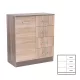 Komoda Miami 1 drzwi 4 szuflady 80x92 cm dąb sonoma-dąb york