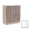 Kredens Miami 1 drzwi 4 szuflady 80x92 cm dąb york-sonoma