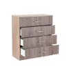 Miami komód 4 fiókos 80x92 cm yorki tölgy-sonoma tölgy