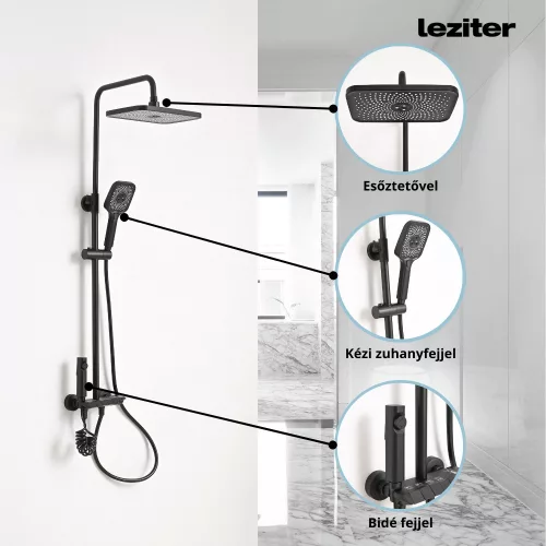 Wielofunkcyjny zestaw prysznicowy Eliz