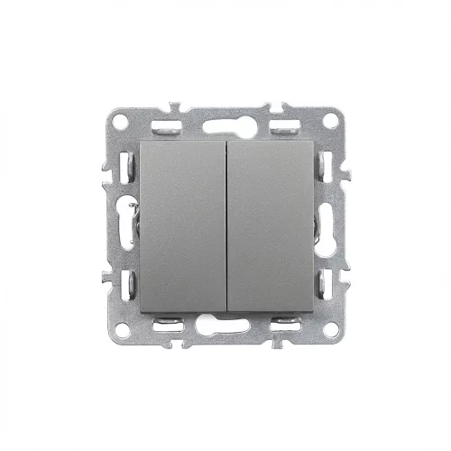 Przełącznik żyrandolowy Nova bez ramki 105 szary