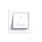 Przełącznik dzwonkowy Nova 101N z białą ramką