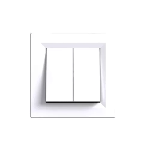 Przełącznik żyrandolowy Nova 105 z białą ramką