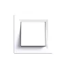 Przełącznik Nova 106 z białą ramką