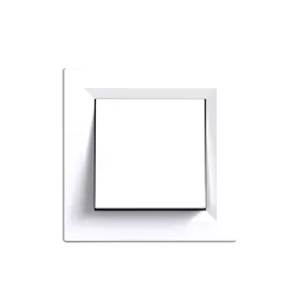 Przełącznik krzyżowy Nova 107 z białą ramką