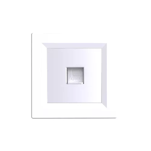 Gniazdo Nova UTP RJA-45 z białą ramką