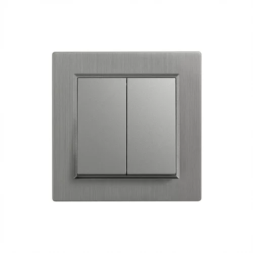 Nova csillárkapcsoló 105 szürke szálcsiszolt kerettel