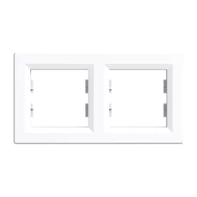 Ramka Nova dwa poziome białe