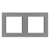 Ramka Nova dwa poziome szare