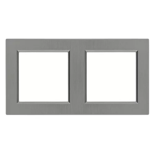 Ramka Nova dwa poziome szare