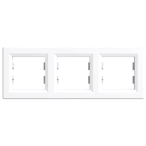 Nova potrójna ramka pozioma biała