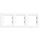 Nova potrójna ramka pozioma biała