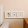 Wtyczka Nova, UTP, gniazdo TV z białą ramką