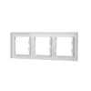 Nova potrójna ramka pozioma biała