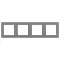 Nova z czterema ramkami w kolorze szarym