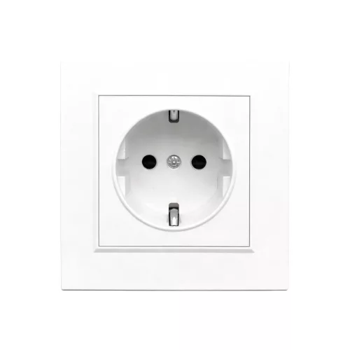 Gniazdo Nova bez ramek białe