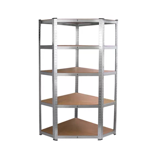 Wytrzymała półka narożna 180x70x40-40 cm 175 kg chrom