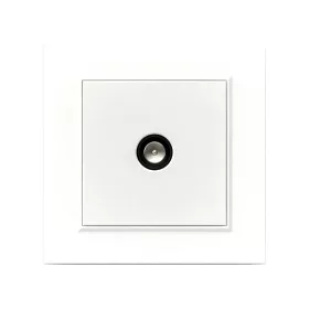 Gniazdo TV Nova białe