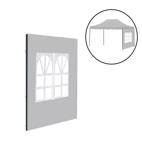 Altana ogrodowa z oknem ściana boczna plandeka 3x4 m