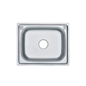   Mont kwadratowy jednokomorowy zlewozmywak ze stali nierdzewnej