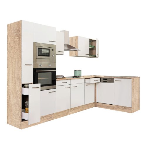 Narożna kuchnia Yorki 310 z piekarnikiem i kuchenką mikrofalową