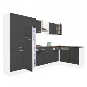   Narożna szafka kuchenna Yorki 340 z zamrażarką i lodówką