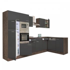   Narożna szafka kuchenna Yorki 340 z zamrażarką i lodówką