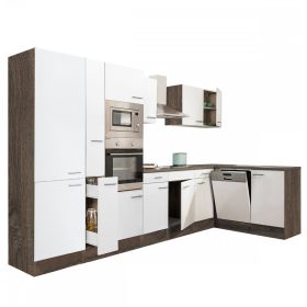   Narożna kuchnia Yorki 370 z piekarnikiem i kuchenką mikrofalową