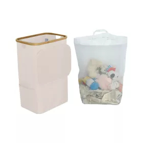 Kosz na śmieci 100L bej 44x33x67 cm