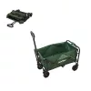Składany standardowy wózek plażowy zielony
