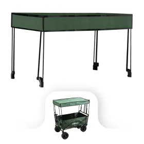 Krzesło plażowe premium dach zielony