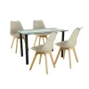 Zestaw jadalniany Merlo 4+1 beżowy
