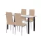 Zestaw jadalniany Denton 4+1 beżowo-szary