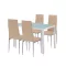 Zestaw jadalniany Midland 4+1 beżowo-szary