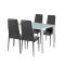 Zestaw jadalniany Portland 4+1 czarny