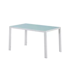 Kwadratowy szklany stół do jadalni Ezra 140 cm