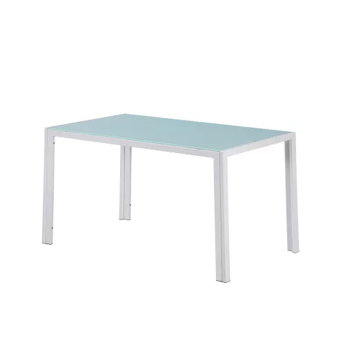 Kwadratowy szklany stół do jadalni Ezra 140 cm