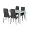 Zestaw jadalniany Liana 4+1 czarny