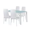 Zestaw jadalniany Liana 4+1 biały