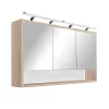 Szafka z lustrem górnym Luna 120, dąb Sonoma