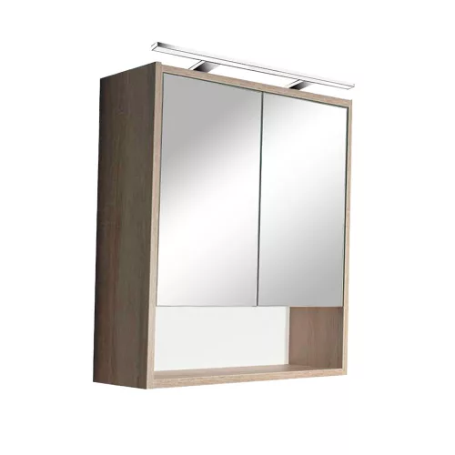 Szafka z lustrem górnym Luna 60, dąb Sonoma