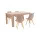 Zestaw jadalniany Lola 4+1 beż-dąb sonoma