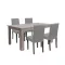 Zestaw jadalniany Leon 4+1 dąb york szary