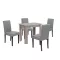 Zestaw jadalniany Leon 4+1 dąb york szary