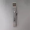 Panel prysznicowy z hydromasażem Alegro Silver, stal nierdzewna
