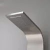 Panel prysznicowy z hydromasażem Alegro Silver, stal nierdzewna